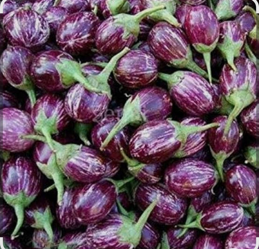 Small gol baigal brinjal bhata